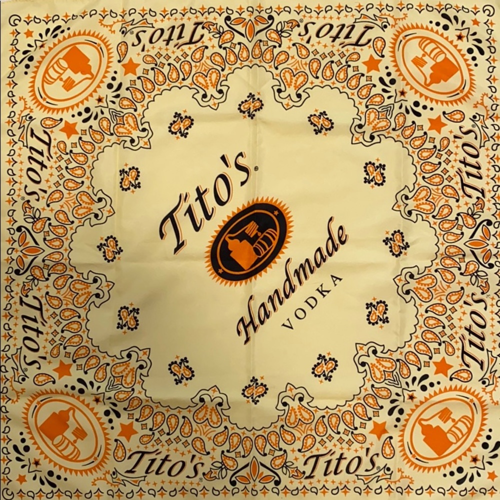Tito’s Vodka face Mask Handkerchief Neck Tie